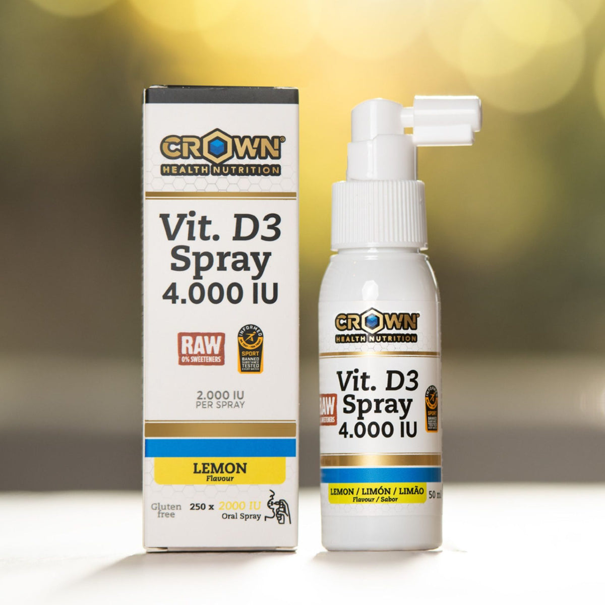 Βιταμίνη D3 Spray 4000IU Ακατέργαστη (Χωρίς Γλυκαντικά)