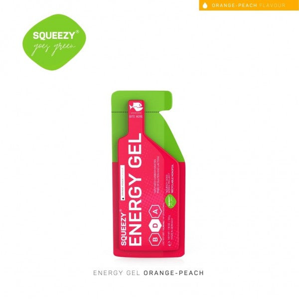SQUEEZY ΕΝΕΡΓΕΙΑΚΟ GEL ΠΟΡΤΟΚΑΛΙ-ΡΟΔΑΚΙΝΟ 33g