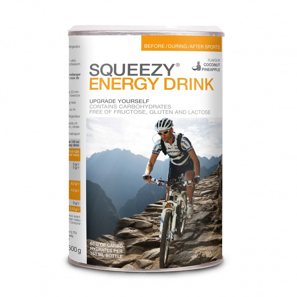 SQUEEZY ENERGY DRINK Καρύδα-Ανανάς 500γρ