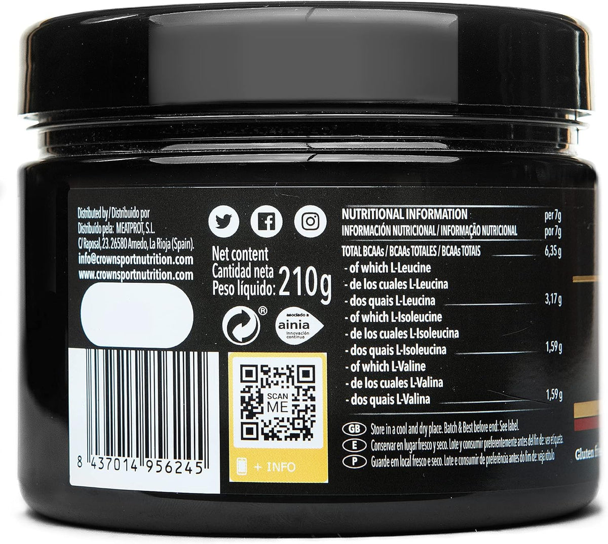 BCAA με γεύση Πράσινο Μήλο