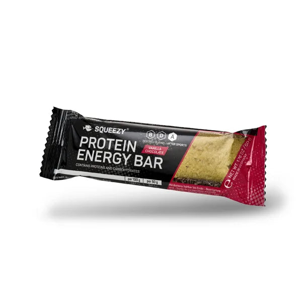 SQUEEZY PROTEIN ENERGY BAR Βανίλια 50g
