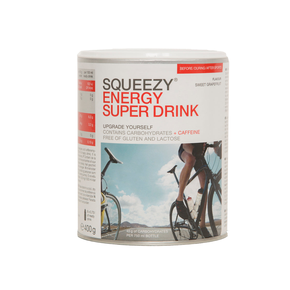 SQUEEZY ENERGY SUPER DRINK 400g (ΓΛΥΚΟ ΓΚΡΕΙΠΦΡΟΥΤ)