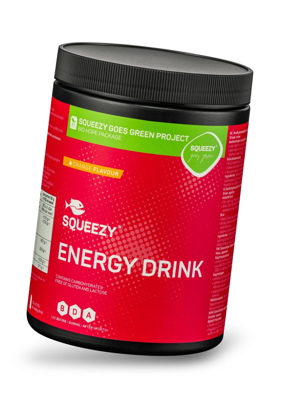 SQUEEZY ENERGY DRINK ΠΟΡΤΟΚΑΛΙ 2kg
