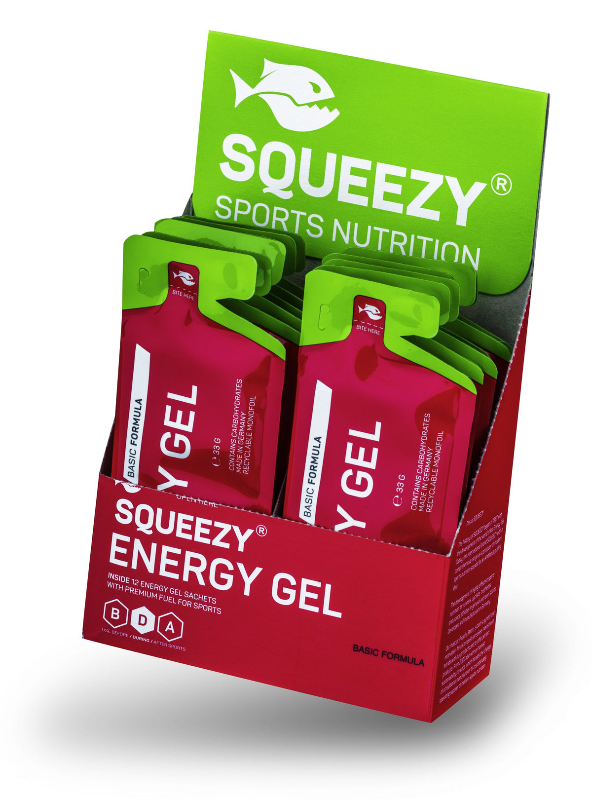 SQUEEZY ΕΝΕΡΓΕΙΑΚΟ GEL ΑΛΑΤΙΣΜΕΝΗ ΚΑΡΑΜΕΛΑ 33g