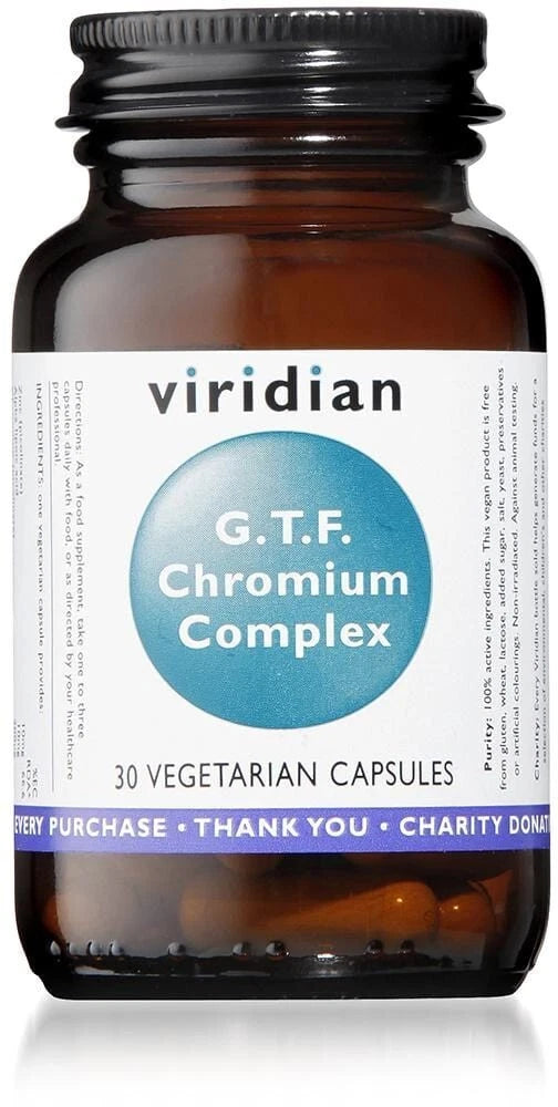 G.T.F. Σύμπλεγμα Χρωμίου 30 Κάψουλες Veg