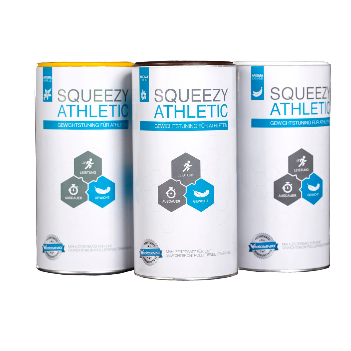 SQUEEZY ATHLETIC ΜΠΑΝΑΝΑ/ σοκολάτα 675g