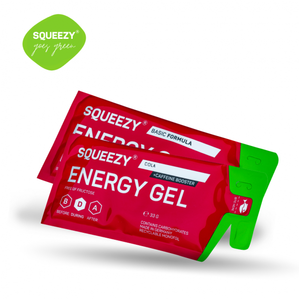 SQUEEZY ΕΝΕΡΓΕΙΑΚΟ GEL ΑΛΑΤΙΣΜΕΝΗ ΚΑΡΑΜΕΛΑ 33g