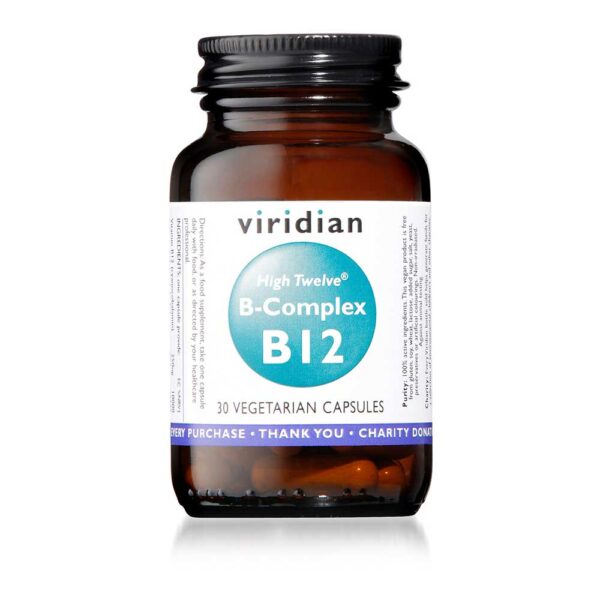 High Twelve® Vitamin B12 & B-Complex 30 φυτικές κάψουλες