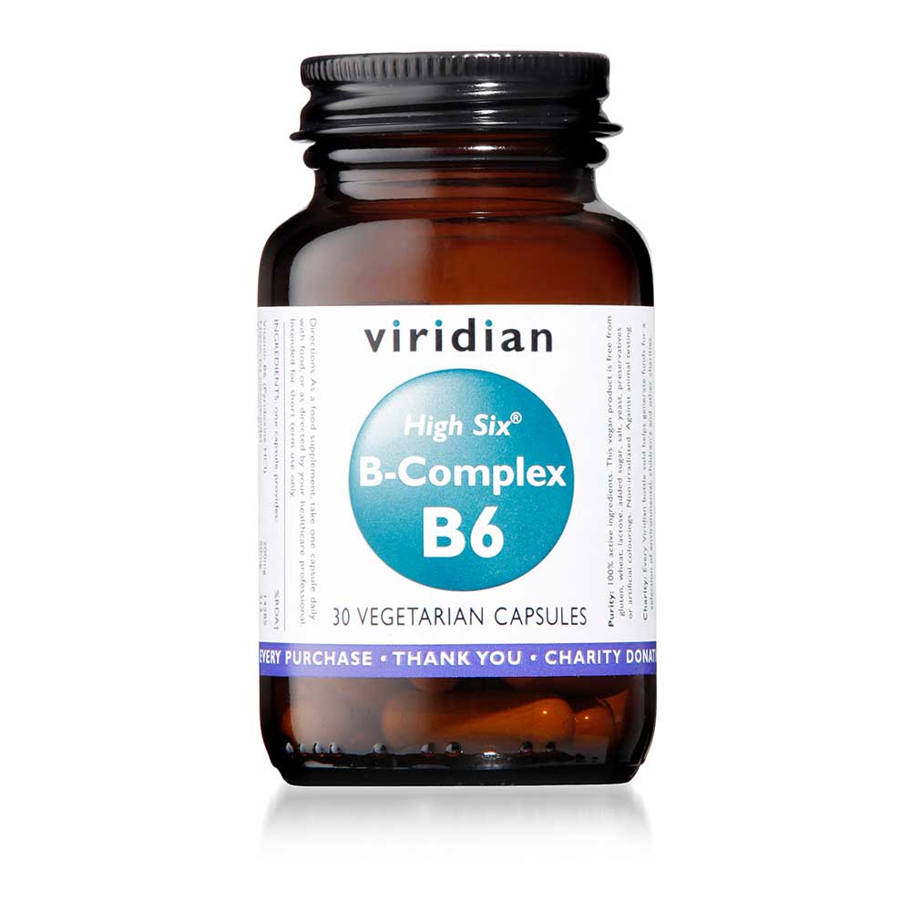 High Six® Βιταμίνη Β6 Με B-Complex 30 Κάψουλες Φυτικής Προέλευσης