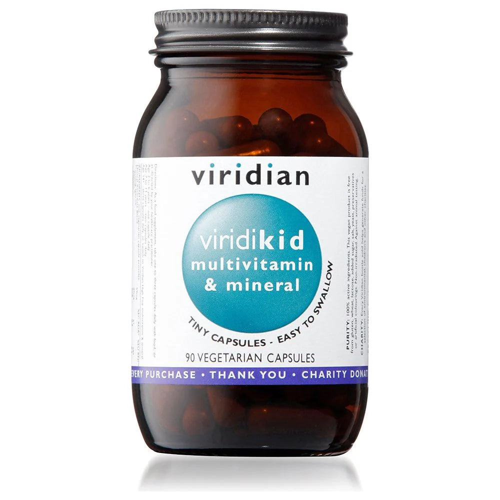 Viridikid Πολυβιταμίνη & Μεταλλικά στοιχεία Μίνι 90 Φυτικές Κάψουλες
